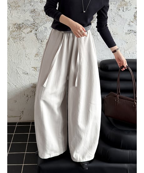 tencel wide pants / 3color　hm3289