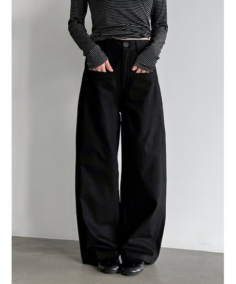 patch pocket pants / 2color　hm3255