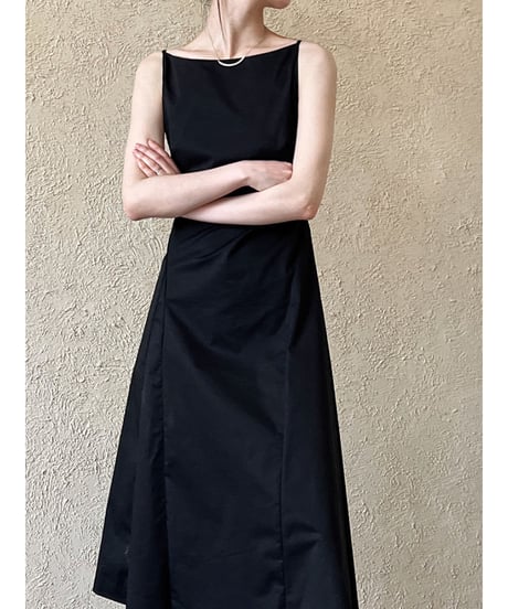 minimal black dress　hm3023