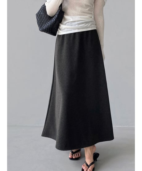 flowing a-line skirt / 4color　hm3286