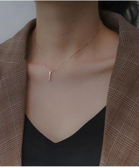 rose chain necklace / 2color　hm3188