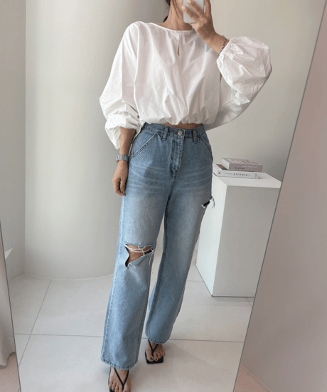 lantern sleeve shirt / 3color　hm3027