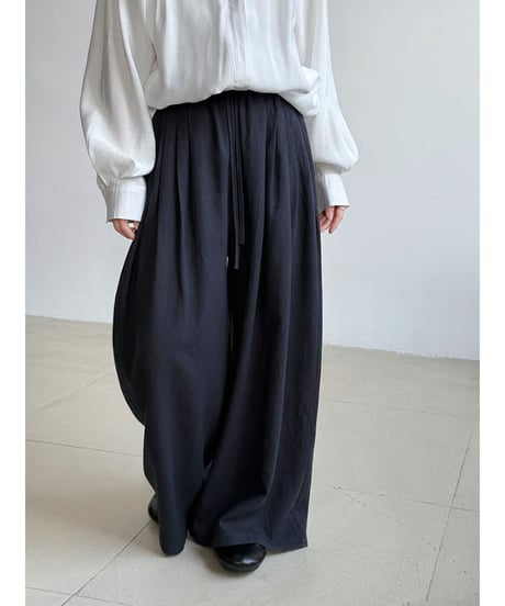 linen wide pants / 3color　hm3016
