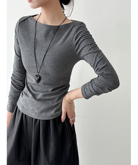 boat neck tee / 3color　hm3221