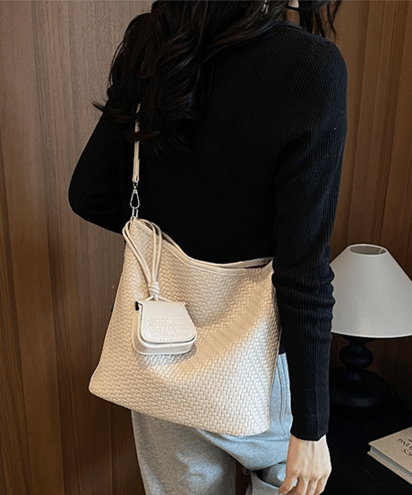 woven shoulder bag / 5color　hm3026