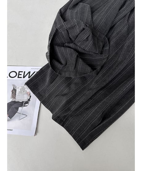 striped wide pants / 2color　hm3280