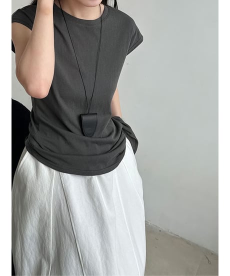 side tie tee / 4color　hm3008