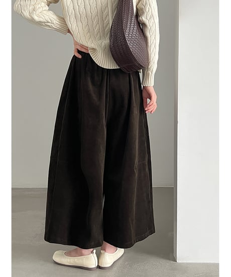 corduroy wide pants / 2color　hm3231
