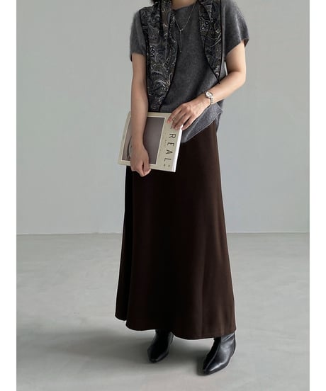 flowing a-line skirt / 4color　hm3286