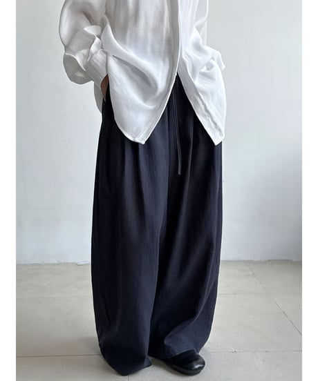 linen wide pants / 3color　hm3016