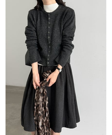 wool blend cardigan / 4color　hm3249