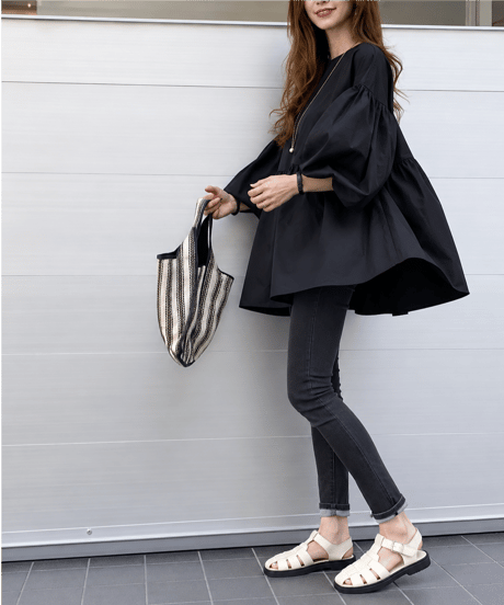 volume sleeve blouse / 2color　hm2571