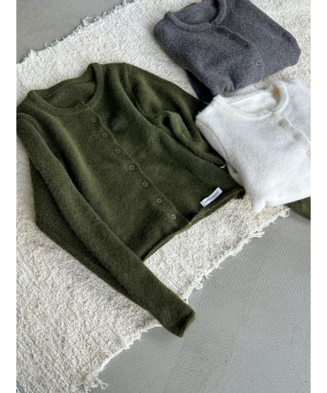soft crew cardigan / 3color　hm3266