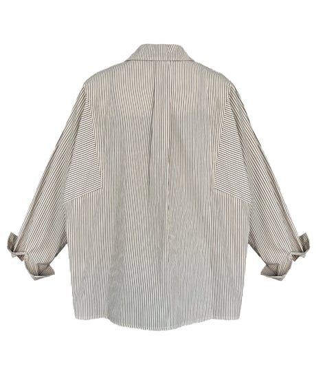 striped shell shirt　hm3223