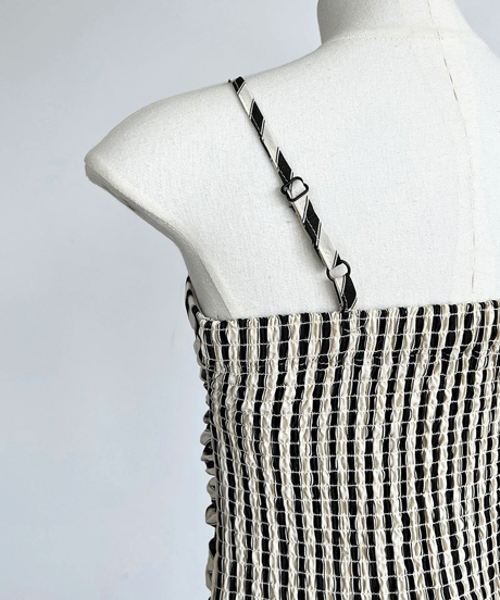 striped cami dress　hm3021