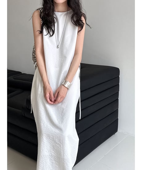 twist back dress / 3color　hm3020