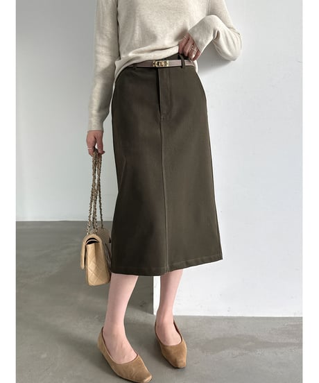 faux leather skirt　hm3237