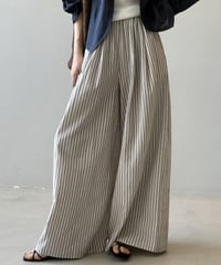 stripe wide pants / 2color　hm2987