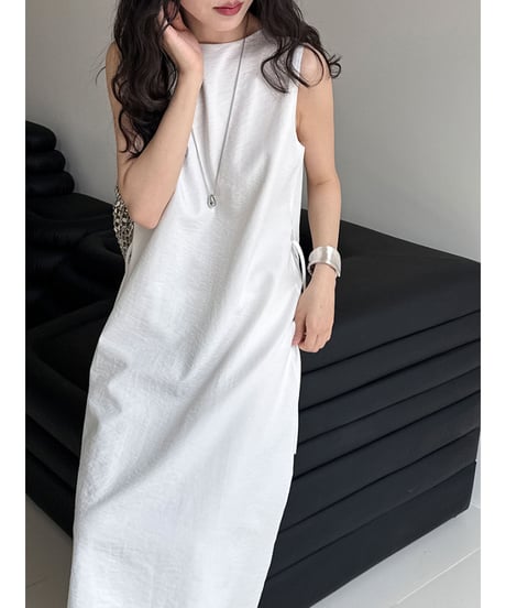 twist back dress / 3color　hm3020