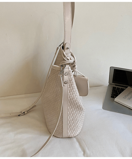 woven shoulder bag / 5color　hm3026