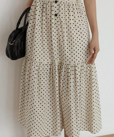 polka dot dress　hm2988