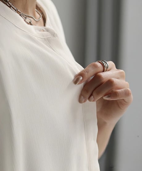 sheer dolman shirt / 3color　hm3002*