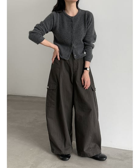 soft crew cardigan / 3color　hm3266