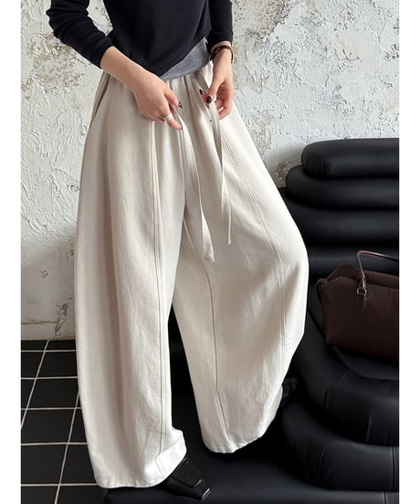 tencel wide pants / 3color　hm3289