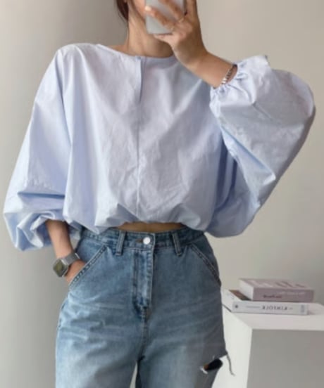 lantern sleeve shirt / 3color　hm3027