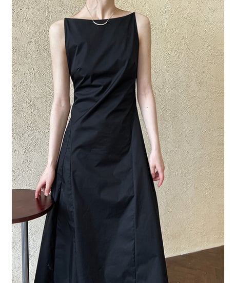 minimal black dress　hm3023