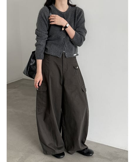 soft crew cardigan / 3color　hm3266