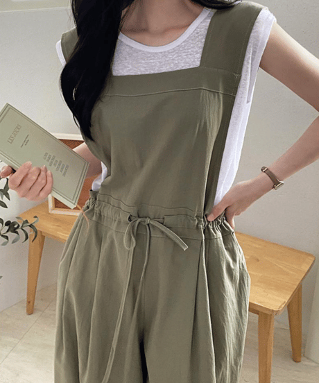 apron wide pants / 4color　hm2990