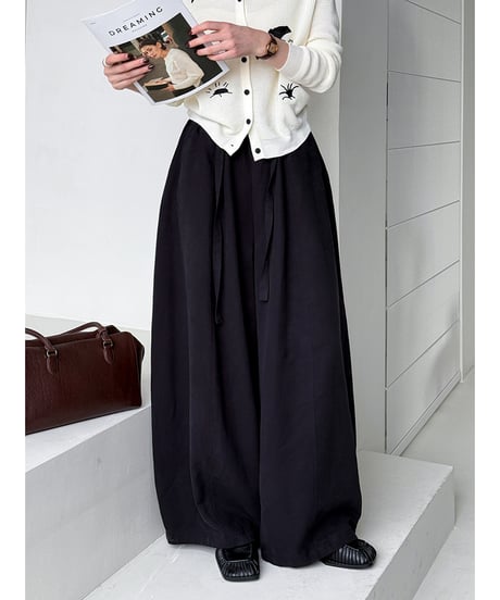 tencel wide pants / 3color　hm3289