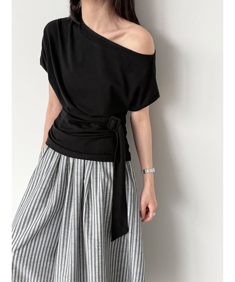 striped wide pants　hm3015