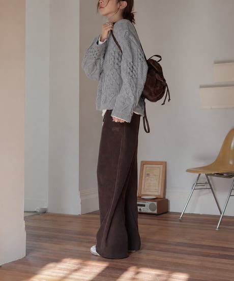 cable knit sweater / 3color　hm3227