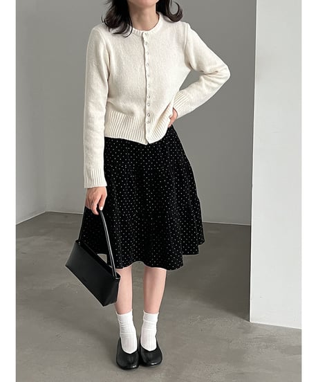 wool blend cardigan / 4color　hm3249