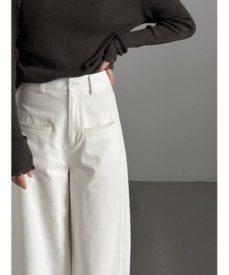 patch pocket pants / 2color　hm3255