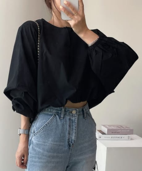 lantern sleeve shirt / 3color　hm3027