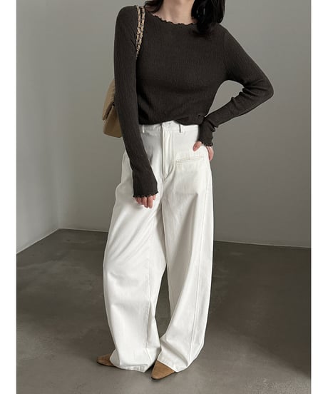 patch pocket pants / 2color　hm3255