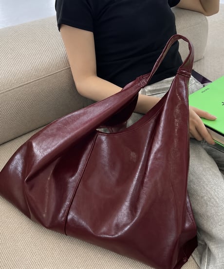 metallic tote bag / 5color　hm1570
