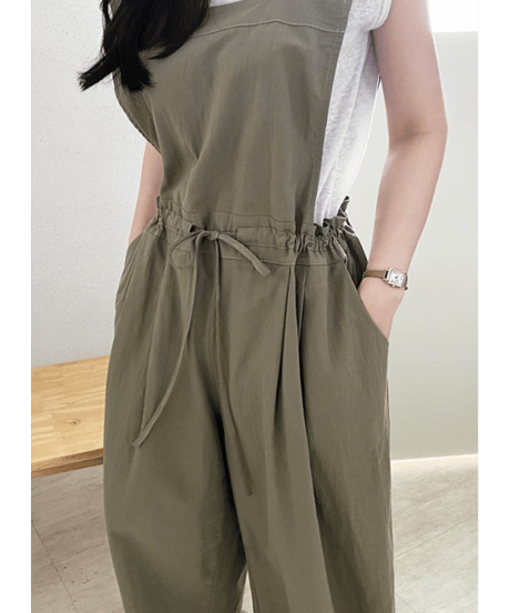 apron wide pants / 4color　hm2990