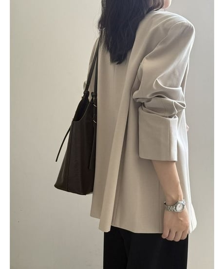 collarless tailored jacket　hm3276