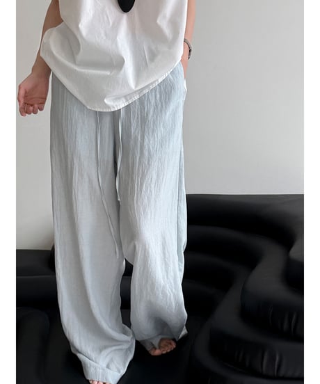 relaxed straight pants / 4color　hm3018