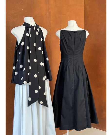 minimal black dress　hm3023