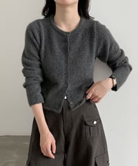 soft crew cardigan / 3color　hm3266