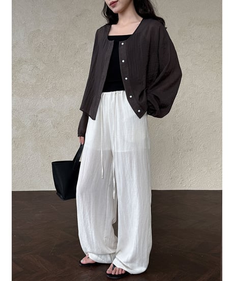 relaxed straight pants / 4color　hm3018