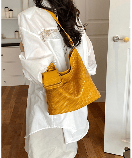 woven shoulder bag / 5color　hm3026
