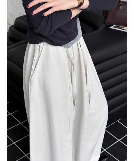 tencel wide pants / 3color　hm3289