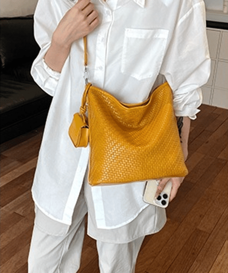 woven shoulder bag / 5color　hm3026