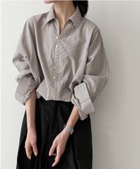 striped shell shirt　hm3223